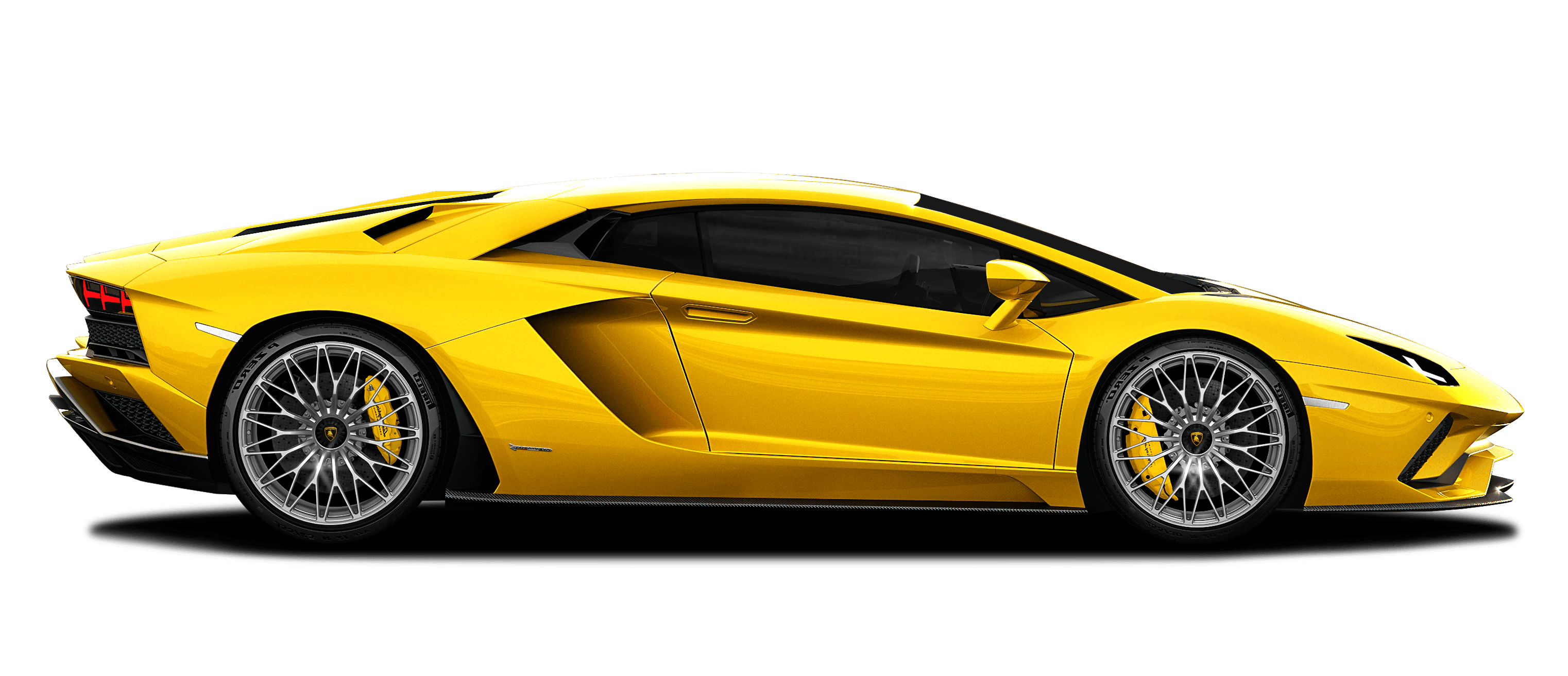 Yellow sports car